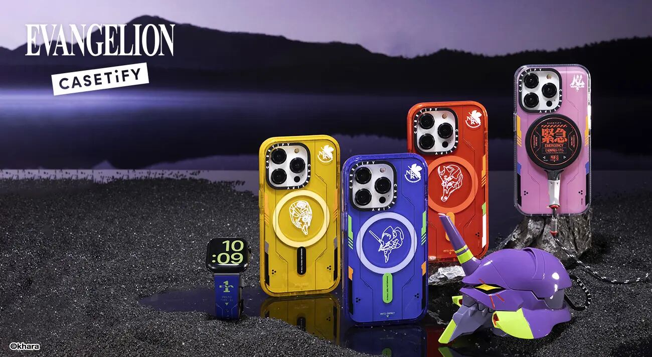 Evangelion x CASETiFY: ¿Cuál es el precio y cuándo sale la nueva colección de fundas, cargadores y estuches coleccionables