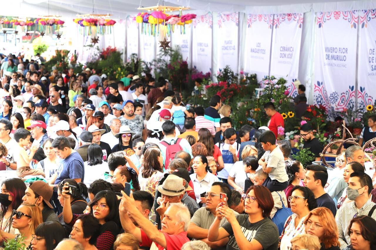 Feria de las Flores de Álvaro Obregón fue todo un éxito, afirma Lía Limón