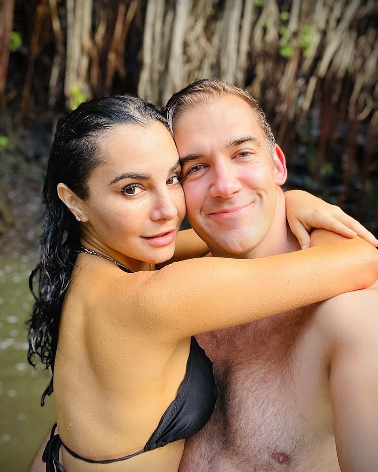 Martha Higareda y Lewis Howes