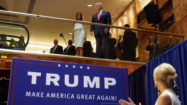 Donald Trump. Arrase republicano.