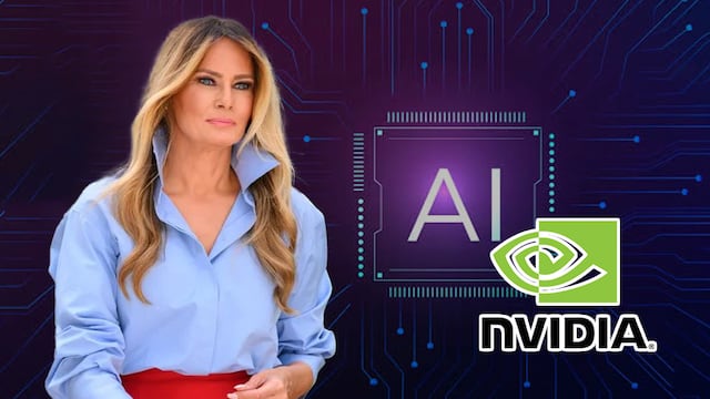 Melania Trump anuncia alianza con NVIDIA para integrar IA en escuelas