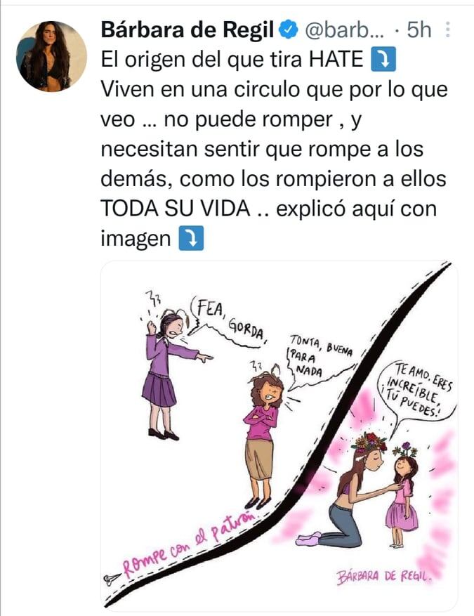 Bárbara de Regil contra el hate.
