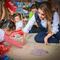Evelyn Salgado y Liz Salgado convivieron con infantes de la Casa Hogar de Chilpancingo