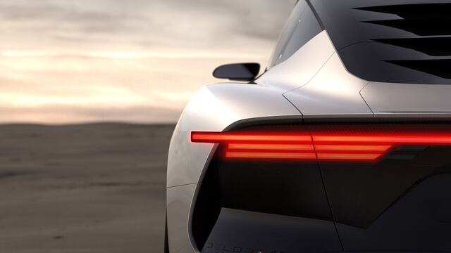 DeLorean, concepto de la versión eléctrica del auto de 'Volver al futuro'