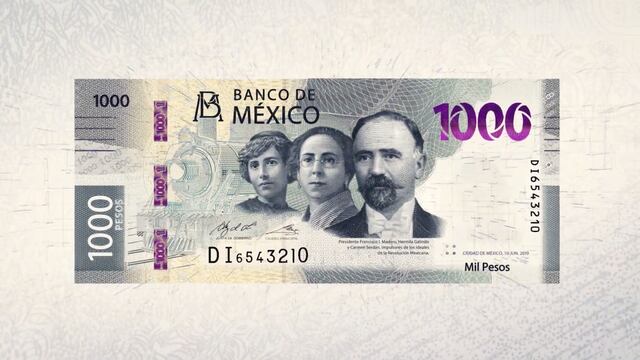 Nuevo billete de mil pesos