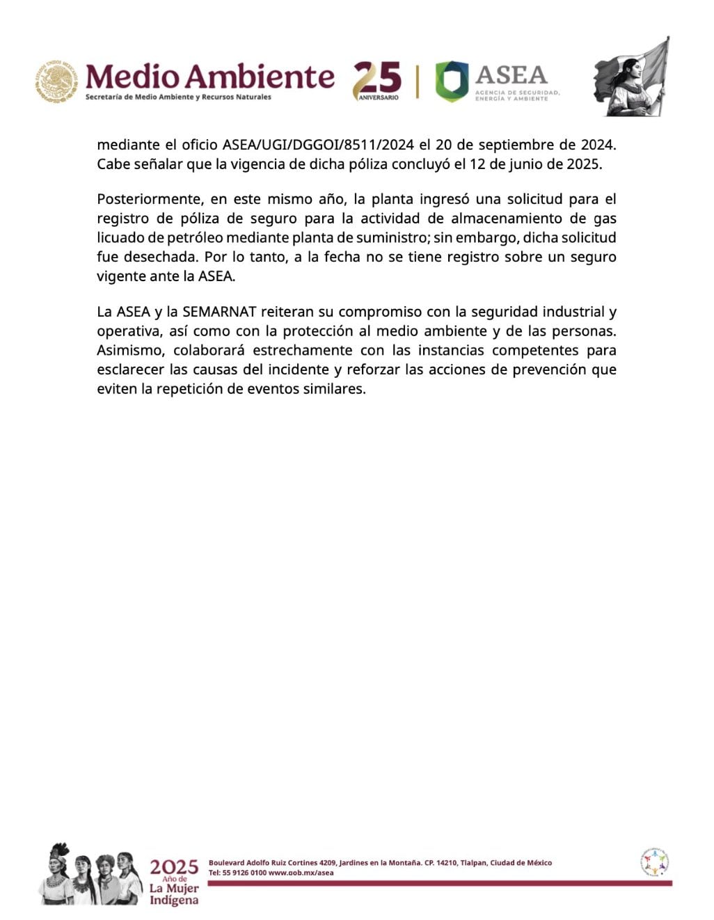 Pipa de gas de Silza sin póliza vigente durante explosión en La Concordia