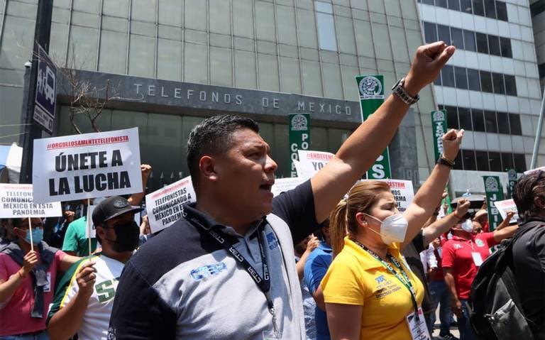 Huelga en Telmex