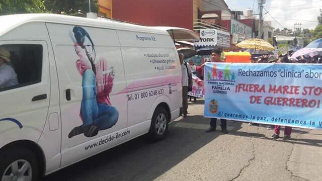 La camioneta DeSíde-ILE ha provocado rechazo a las actividades de Marie Stopes