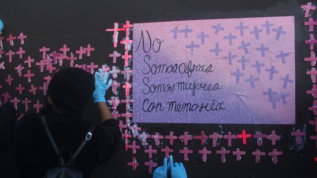 Protesta por los feminicidios en Ciudad Juárez