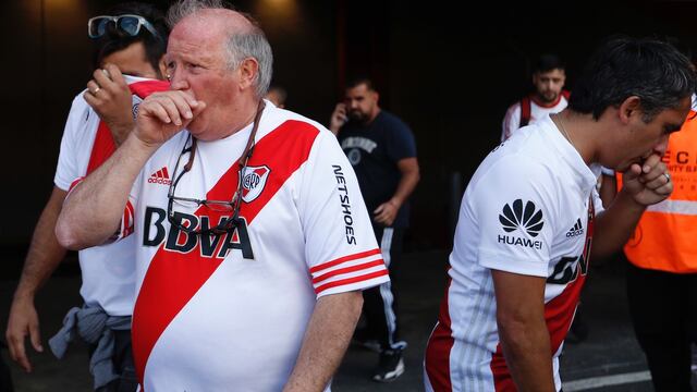 Algunos aficionados de River también fueron afectados por el gas pimienta