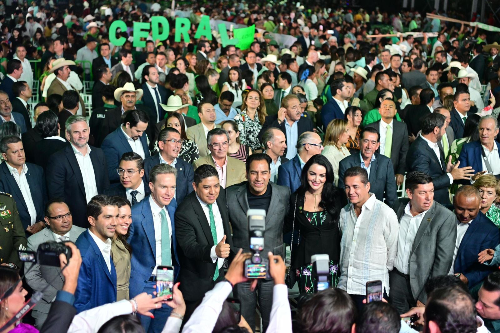 Ricardo Gallardo presenta su tercer informe de gobierno