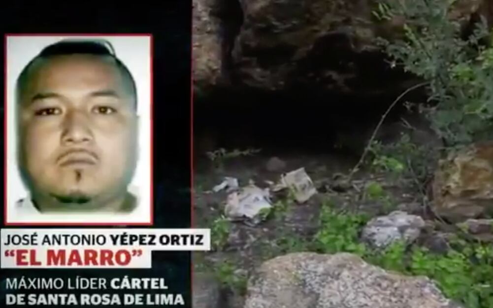 Cueva donde se esconde El Marro.