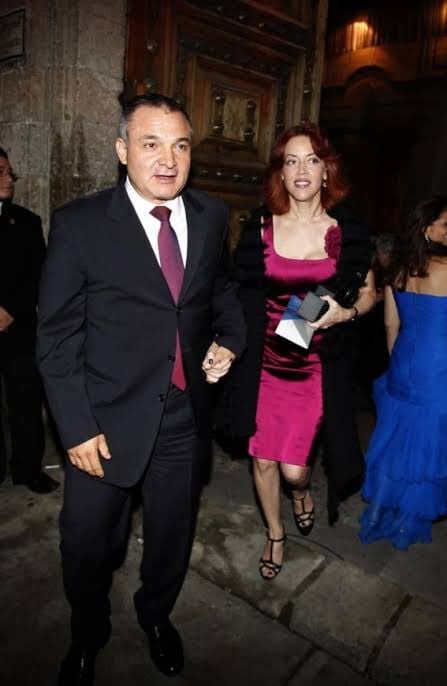 Genaro García Luna y su esposa Linda Cristina Pereyra