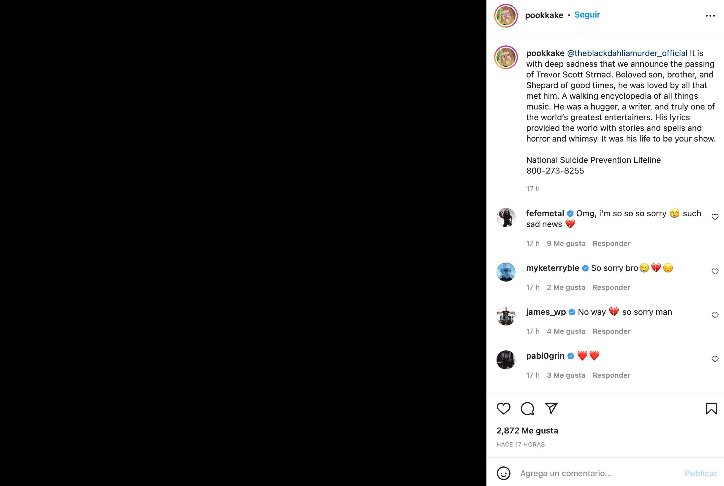 Trevor Scott Strnad murió a los 41 años; hay sospecha de los últimos momentos del vocalista de The Black Dahlia Murder