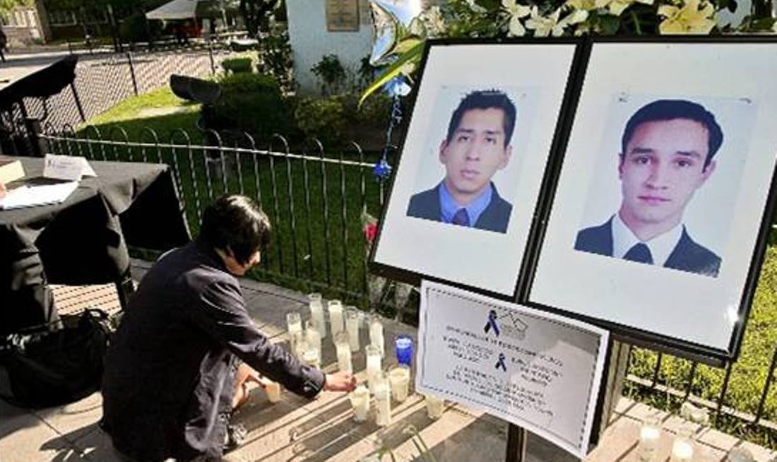 Jorge Mercado y Javier Arredondo, alumnos de excelencia asesinados en el Tec de Monterrey durante la llamada Guerra contra el Narco de Felipe Calderón.