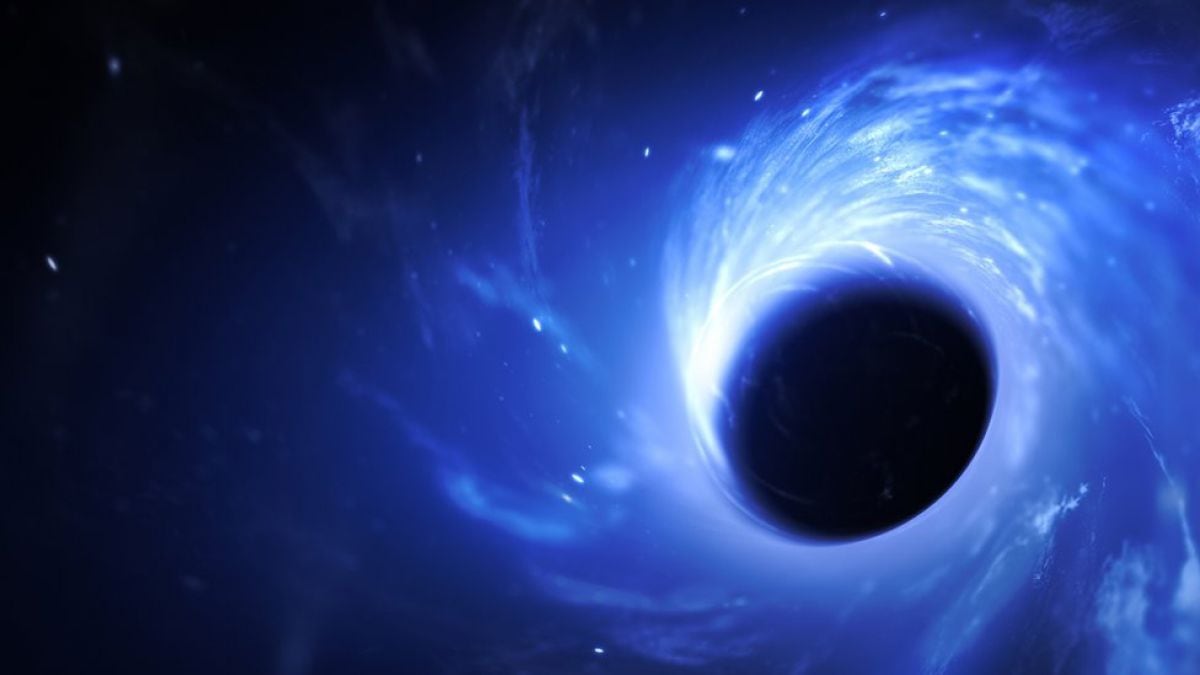Agujero Negro devorando una estrella
