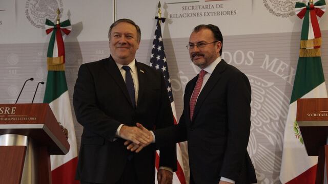Mike Pompeo y Luis Videgaray