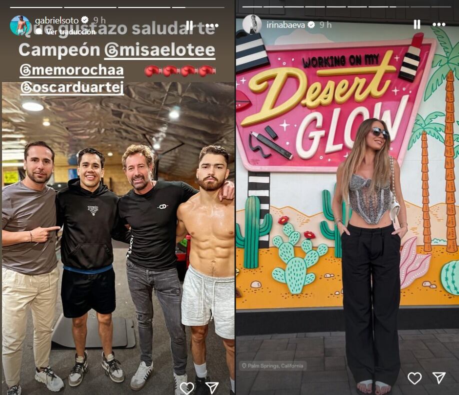 Irina Baeva y Gabriel Soto están juntos en Los Ángeles