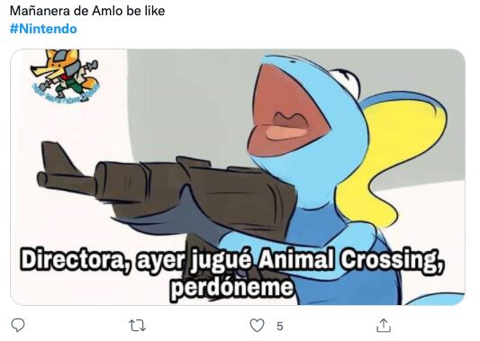 Meme de AMLO tras criticar los videojuegos
