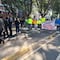 Insurgentes Sur hoy 29 de noviembre: Manifestantes arman bloqueo a la altura de calle Puebla