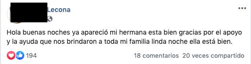 Mensaje de familia de Fátima.