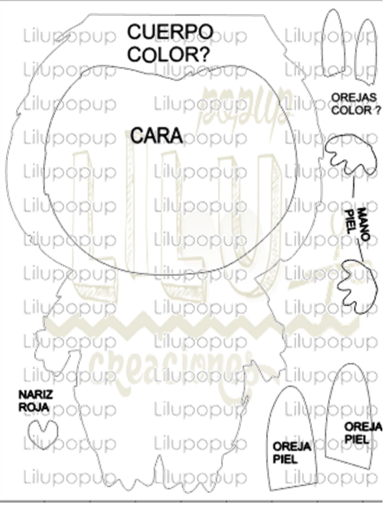 Plantilla Caja Labubu