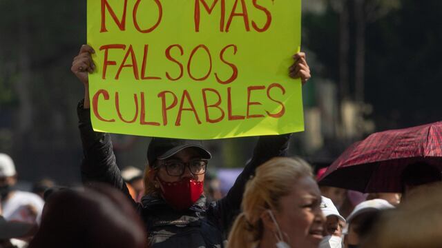 Protesta contra fabricación de delitos