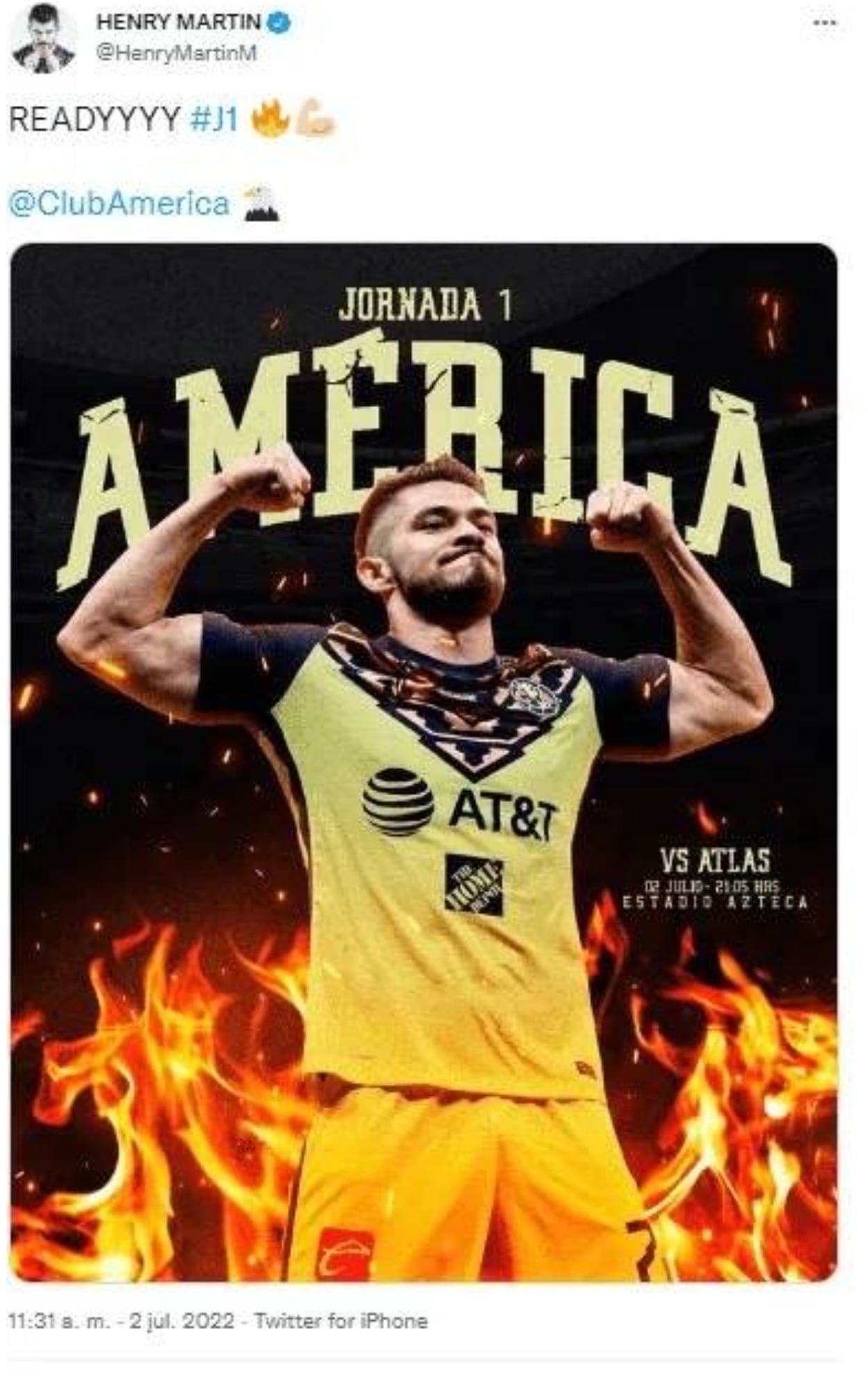 Henry Martín (Foto: Twitter)