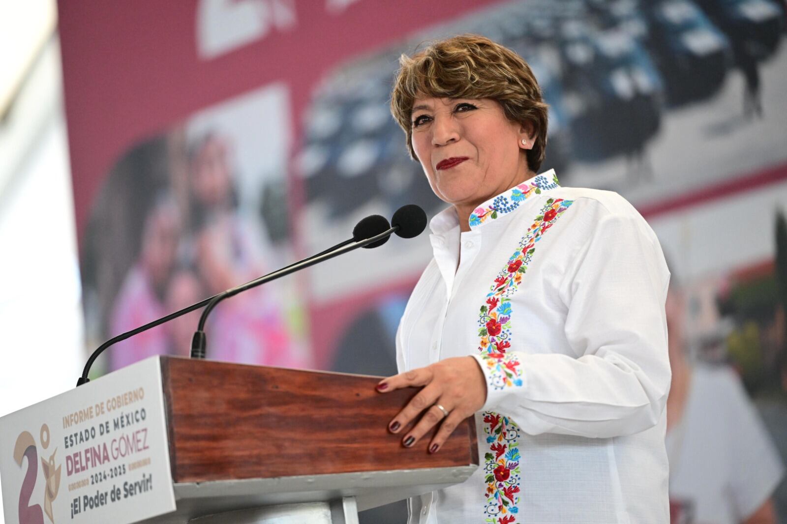 Delfina Gómez presenta Tercer Informe Regional en Texcoco, destacando avances en seguridad y bienestar