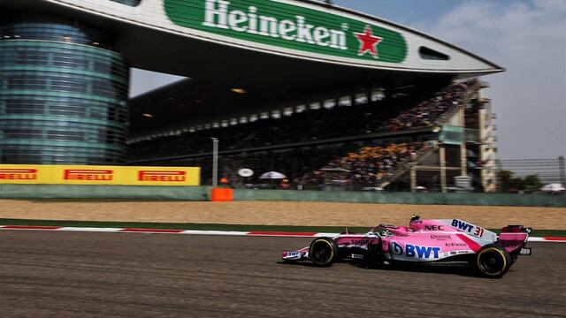 'Checo' no tuvo una buena carrera en China
