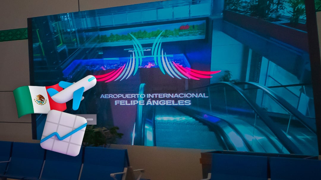 La realidad sobre la cancelación de 13 rutas en el AIFA