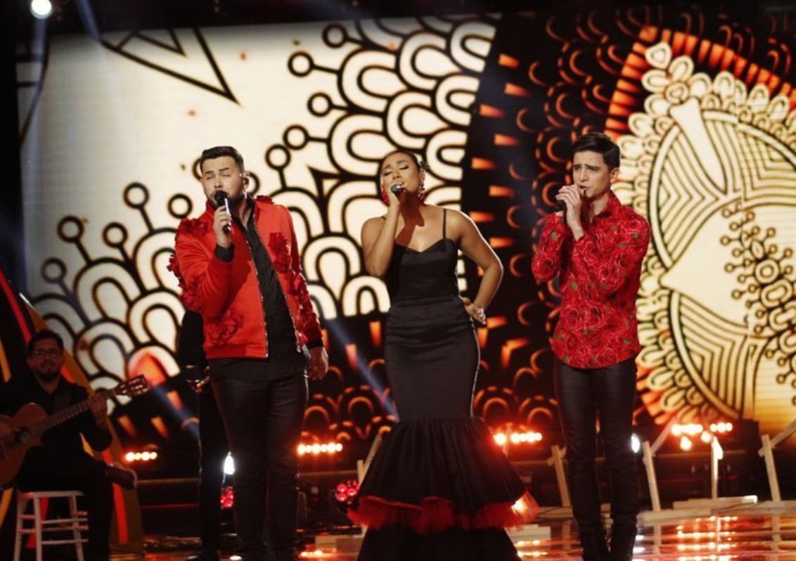 Eduardo, Fernanda y Santiago en La Academia