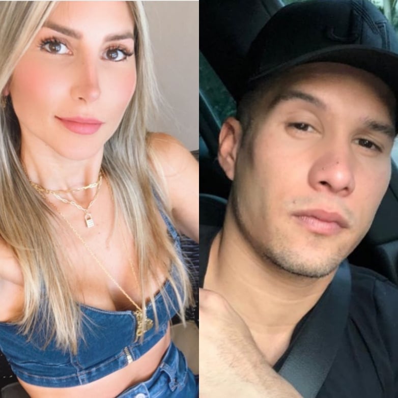 Natasha Araos y Chyno Miranda.