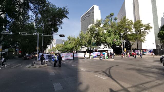 Paseo de la Reforma: Manifestantes arman marcha rumbo a la Secretaría de Gobernación
