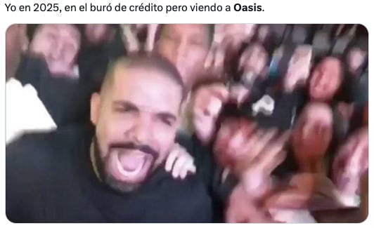 Memes de la reunión de Oasis 2024