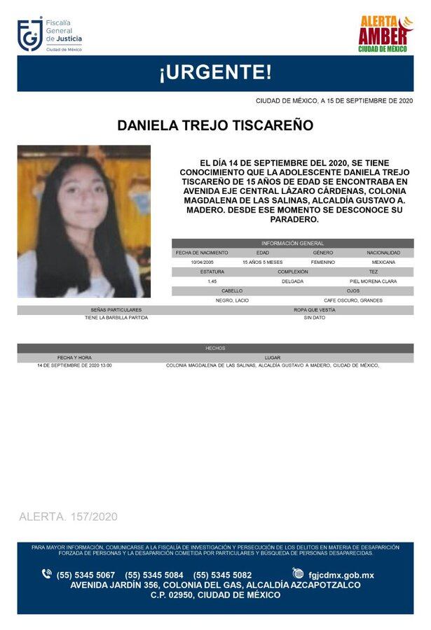 Ficha de búsqueda de Daniela