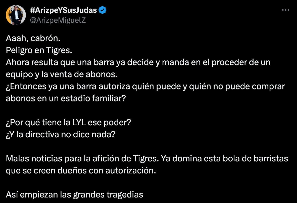 Periodista se pelea con los Libres y Lokos