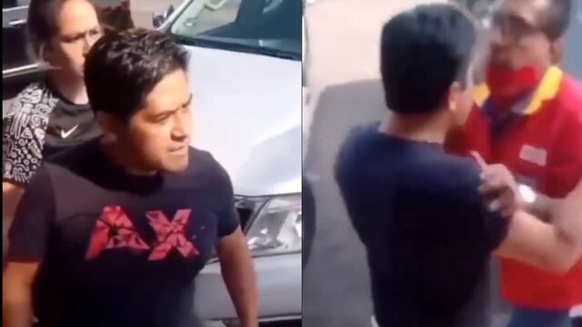 Pelea en Oxxo entre empleados y pareja