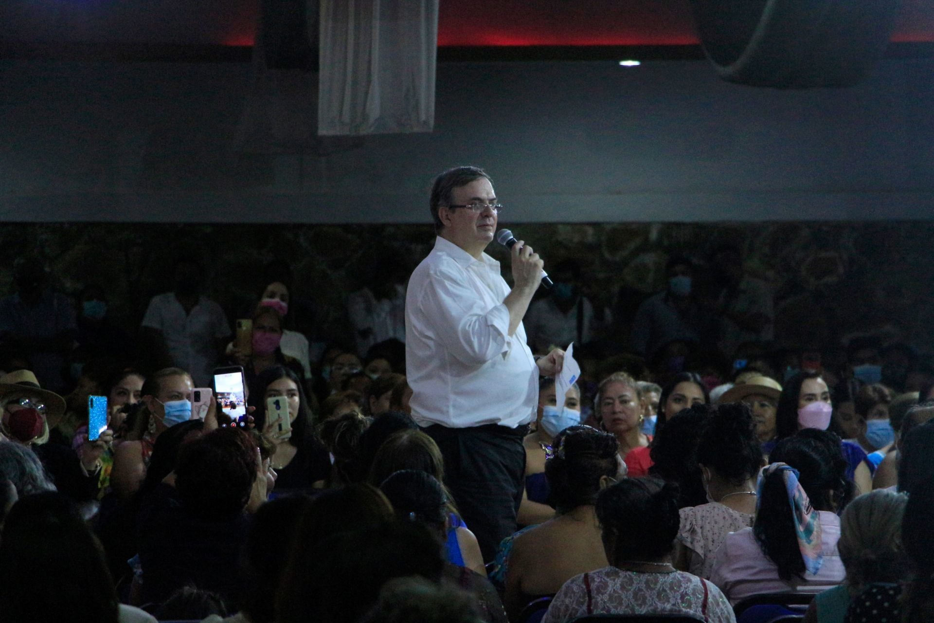Marcelo Ebrard niega estar en campaña; pese a que participa en eventos de Morena