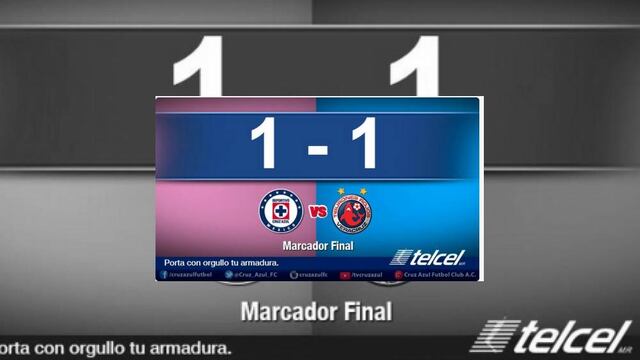 Cruz Azul deberá rezar para mantener su aspiración de liguilla luego de empatar 1-1 con Veracruz.