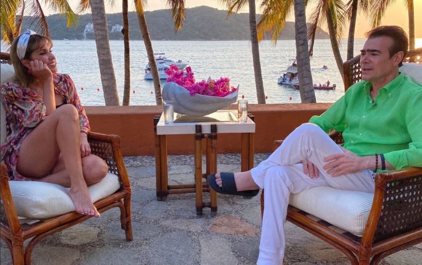 Toño Mauri y Andrea Escalona