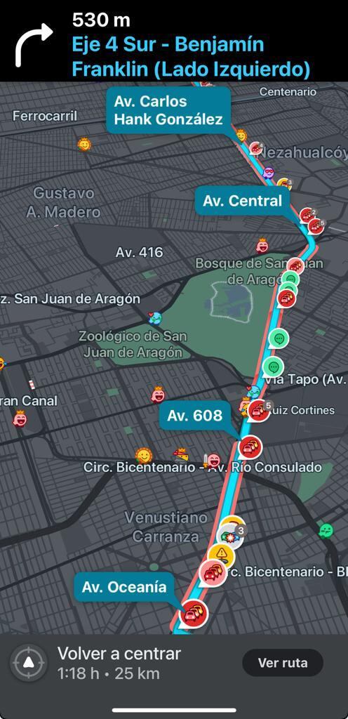 Tráfico colapsa la CDMX hoy 8 de diciembre
