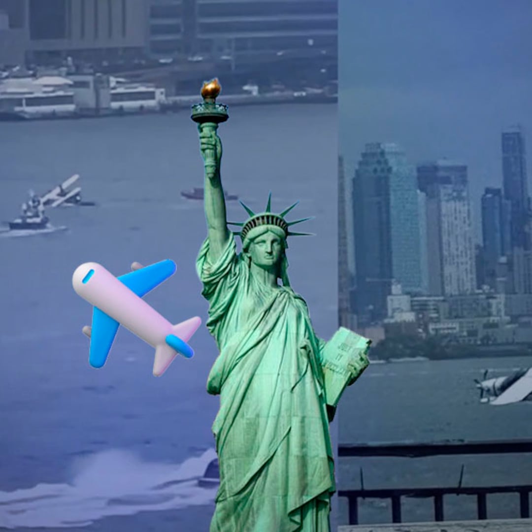 Avión cae al East River de Nueva York con 10 pasajeros a bordo