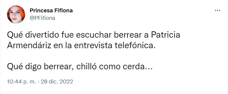 Duras críticas a Patricia Armendáriz por lanzarse en contra de periodista