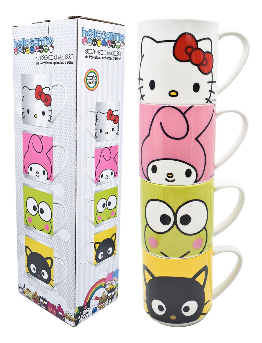 Set de tazas de Hello Kitty y sus amigos: Precio en oferta y dónde comprar el bonito coleccionable
