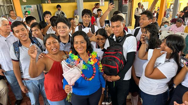 Abelina López en la colonia suburbana Ciudad Renacimiento