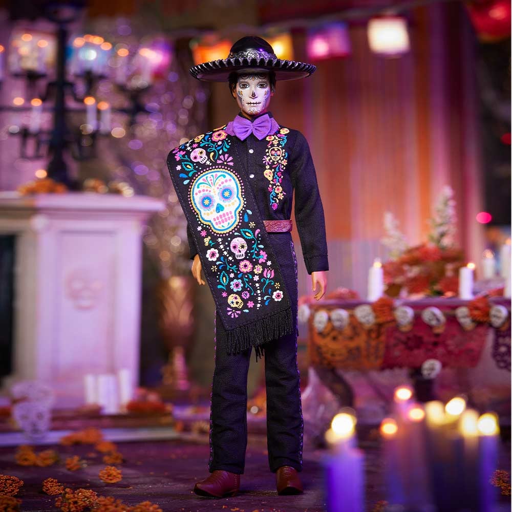 Muñeco Ken en su edición de 'Día de Muertos'