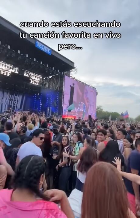 Pelea en el concierto de Morat