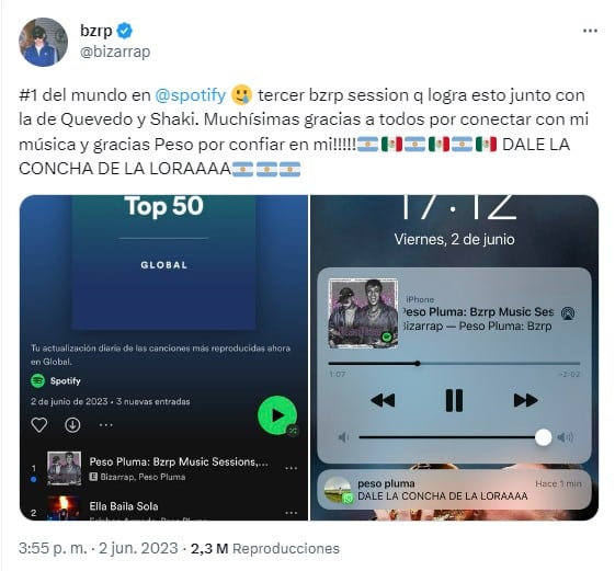 Bizarrap y Peso Pluma