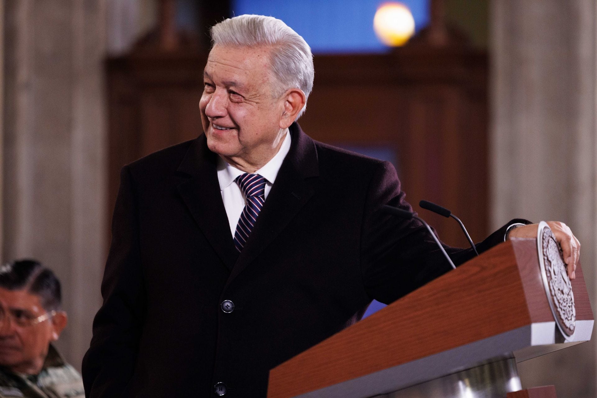 AMLO en su conferencia mañanera